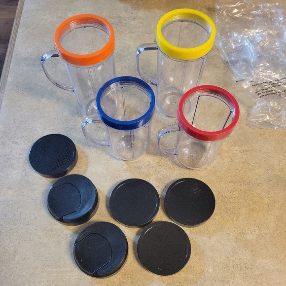 Magic Bullet lot of 10 replacement parts - Picture 2 of 5